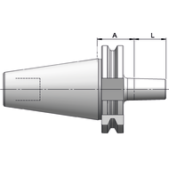 Drill chuck holding fixture DIN69871A SK50, taper holding fixture B18, A=25mm